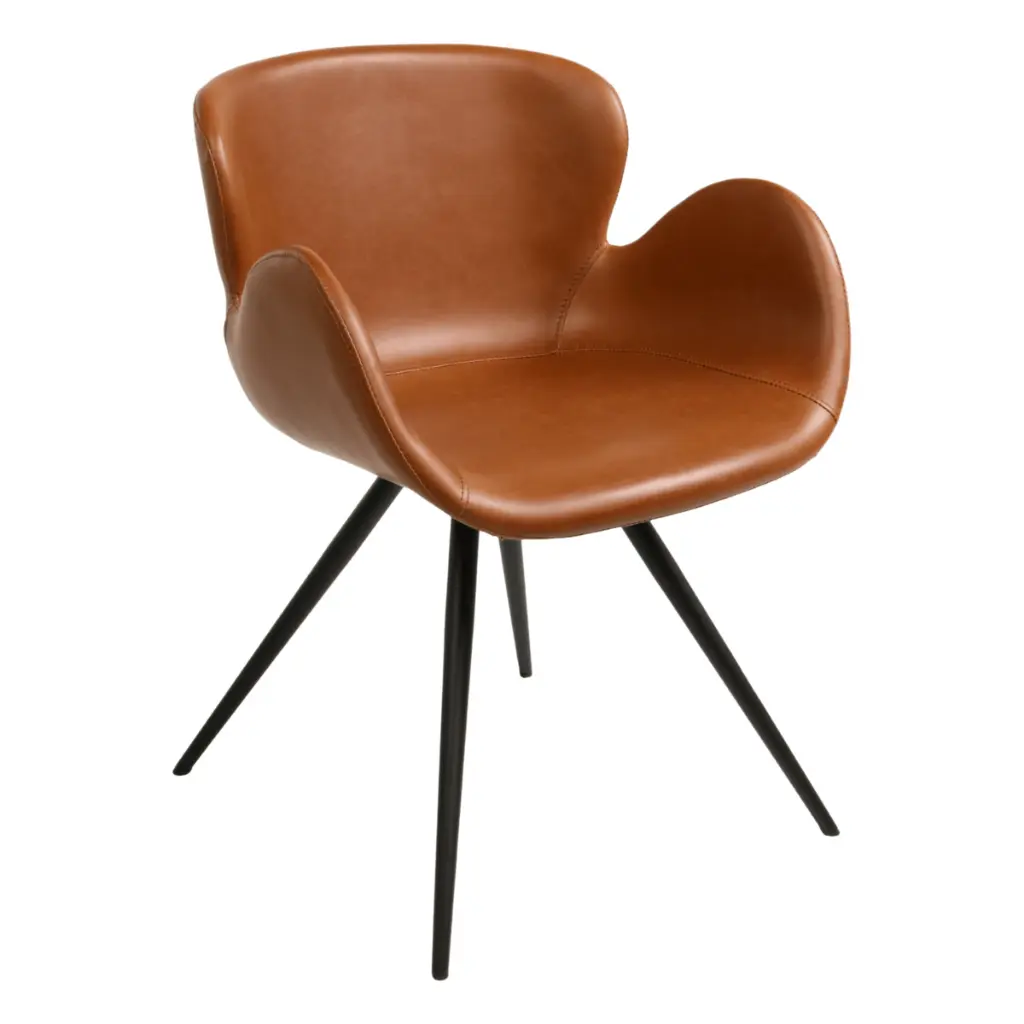 furnish-theory-terra-serenity-dining-armchair-arm-chair-cushion-padded-vintage-light-brown-polyurethane-artificial-leather-upholstered-seat-back-black-powder-coated-steel-legs.webp